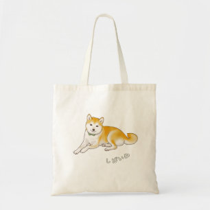 Bolso De Tela Gentle Shiba Inu Dog