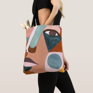 Bolso De Tela Geo Half Face