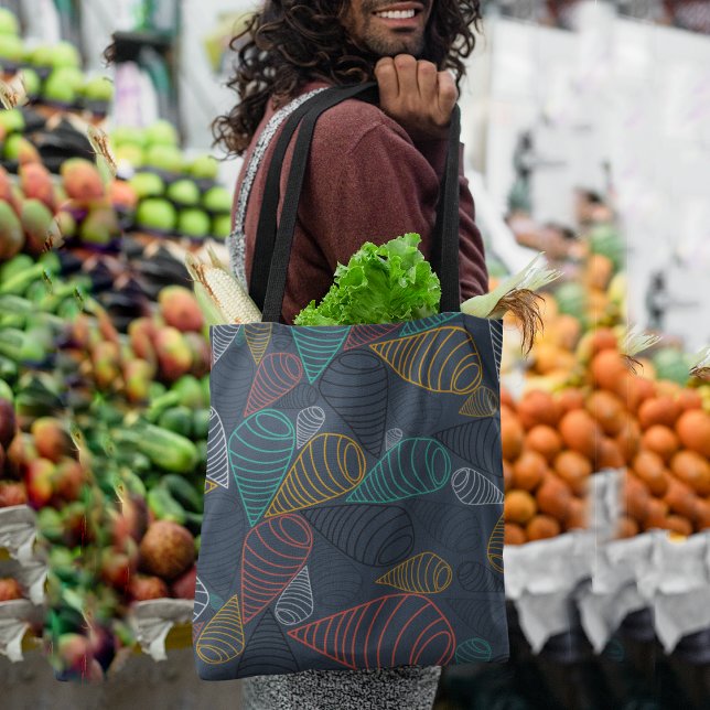 Bolso De Tela Geo swirls (Subido por el creador)