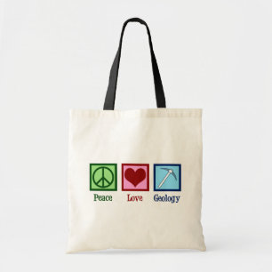 Bolso De Tela Geología del amor por la paz