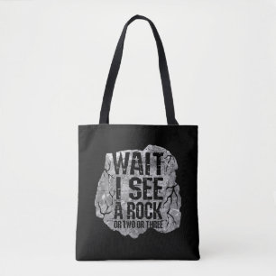 Bolso De Tela Geología - Esperen a ver una roca