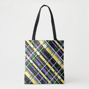 Bolso De Tela Geometri