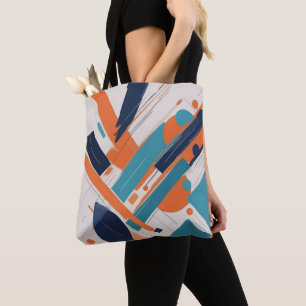 Bolso De Tela Geometría atrevida