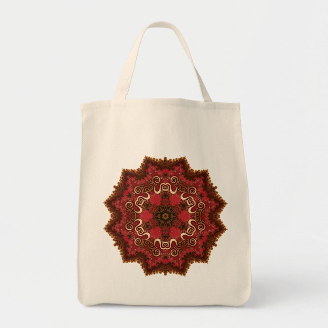 Bolso De Tela Geometría Aum Mandala Bag (Frente)