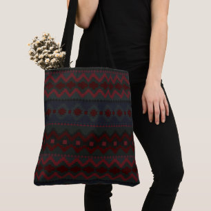 Bolso De Tela Geometría azteca