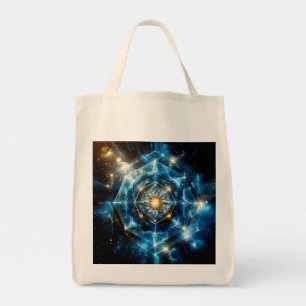 Bolso De Tela Geometría Cósmica Mandala Estrella Universo Abstra
