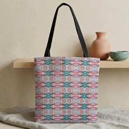 Bolso De Tela Geometría de Pastel