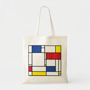 Bolso De Tela Geometría Minimalista mondrina De Stijl Arte Mode