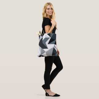 Bolso De Tela Geometría monocromática
