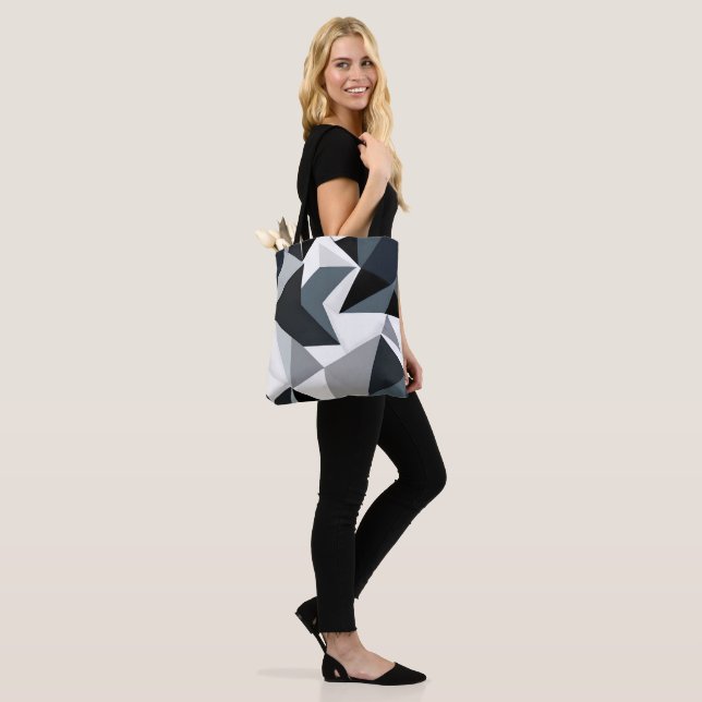 Bolso De Tela Geometría monocromática (Puesto)