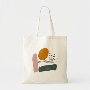 Bolso De Tela Geométrica, abstracta, mínima, moderna, pastel,