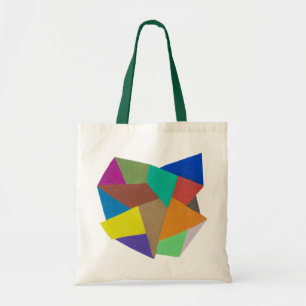 Bolso De Tela Geométrico