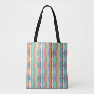 Bolso De Tela Geométrico, abstracto,