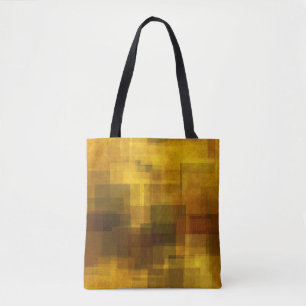 Bolso De Tela geométrico abstracto colorido del vintage del art
