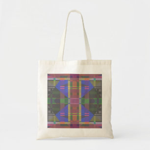 Bolso De Tela Geométrico coloreado del arcoiris pastel