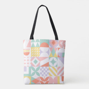 Bolso De Tela geométrico nº 32