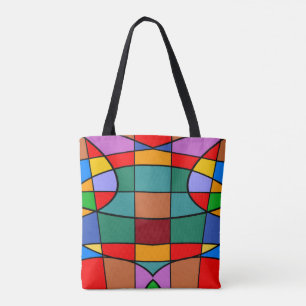 Bolso De Tela Geométrico Nº 774