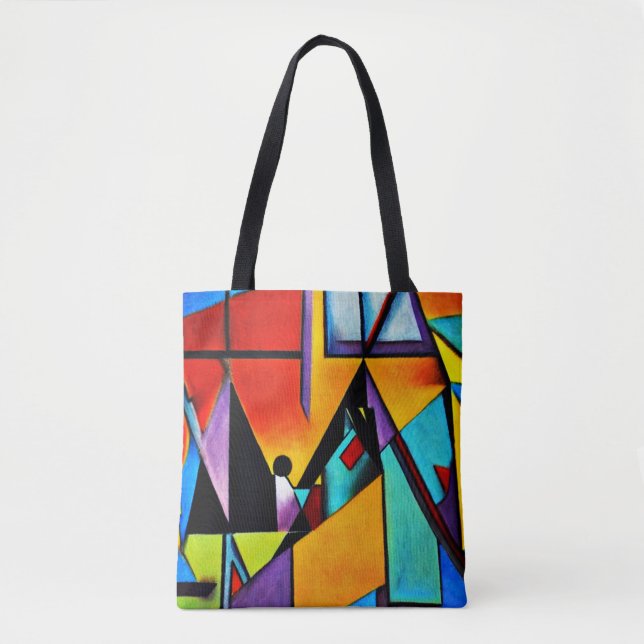 Bolso De Tela Geometrika 119 (Anverso)