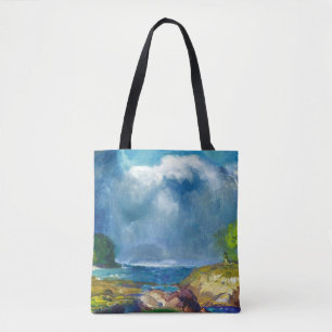 Bolso De Tela George W. Bellows, La próxima tormenta,