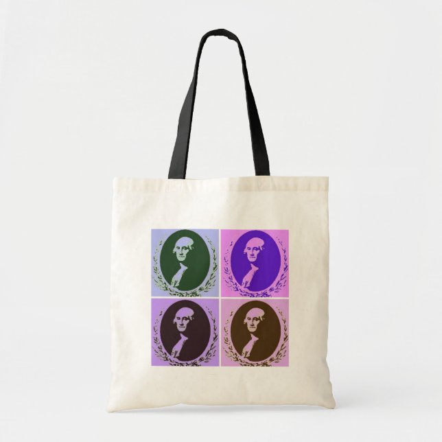 Bolso De Tela George Washington (Frente)