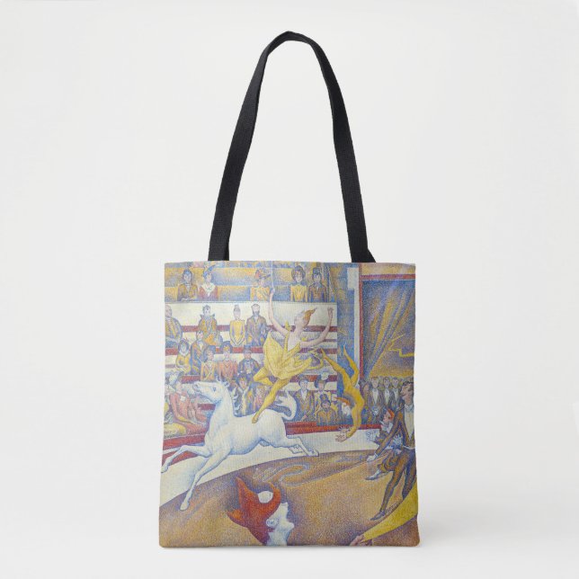 Bolso De Tela Georges Seurat - El circo (Anverso)
