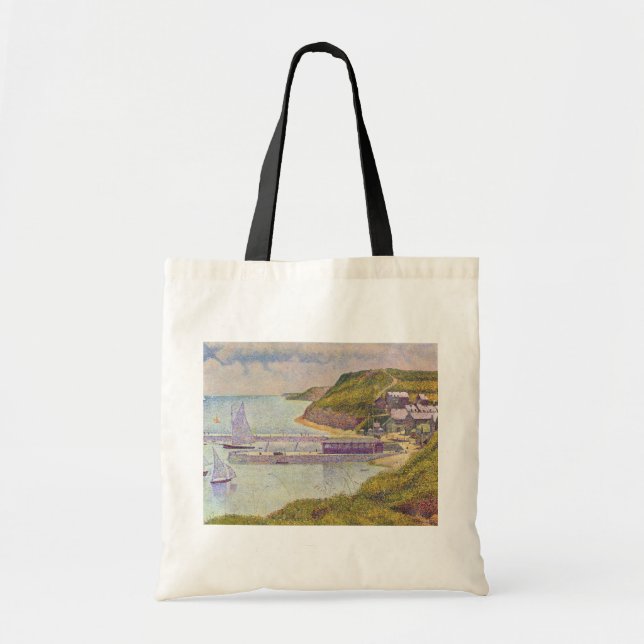 Bolso De Tela Georges Seurat - Port-en-Bessin en la marea alta (Frente)