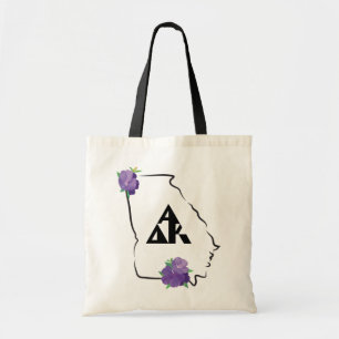 Bolso De Tela Georgia Alpha Delta Kappa Tote de presupuesto