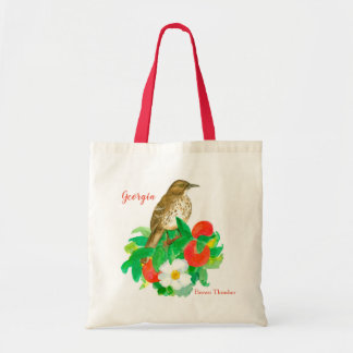 Bolso De Tela Georgia Brown Thrasher Cherokee Rosa