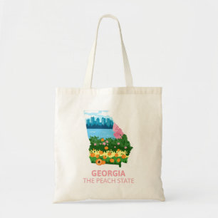 Bolso De Tela Georgia: El Estado de Peach