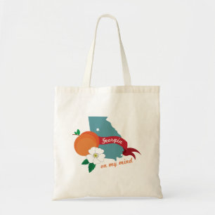 Bolso De Tela Georgia En Mi Mente