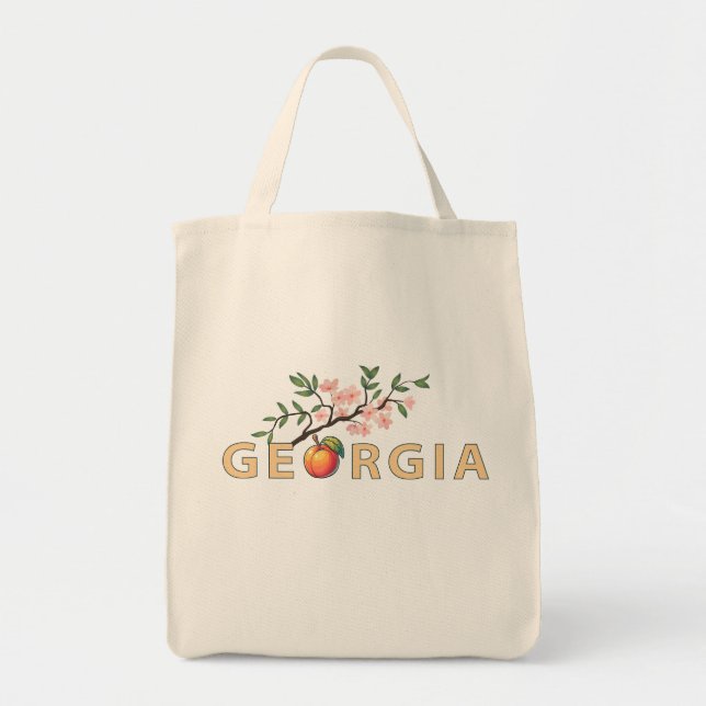 Bolso De Tela Georgia Estados Unidos de América (Frente)