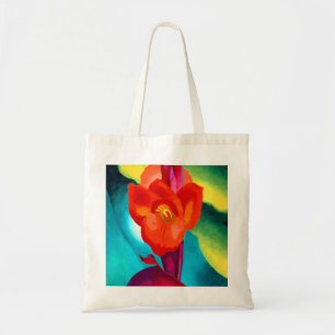 Bolso De Tela Georgia O Keeffe Rojo Caná