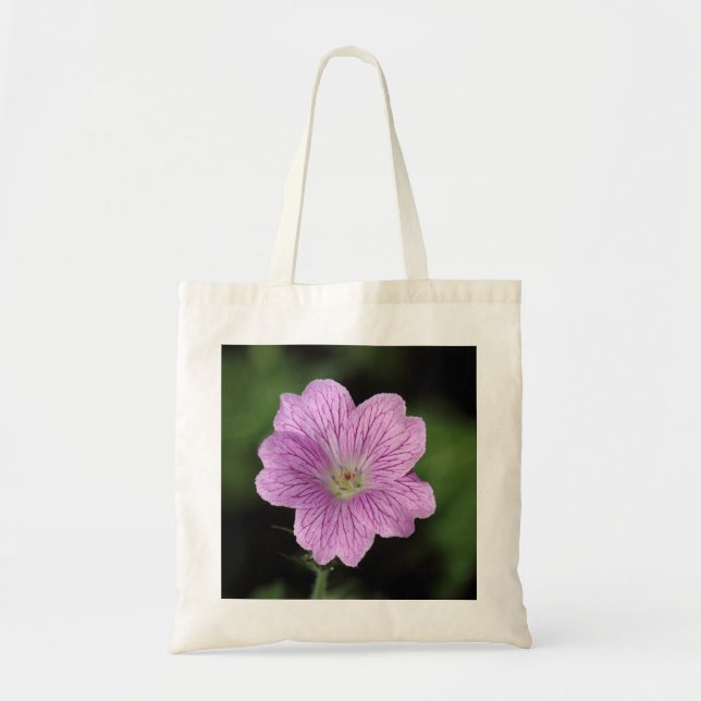 Bolso De Tela Geranium Endressii (Frente)