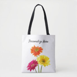 Bolso De Tela Gerbera Daisies 