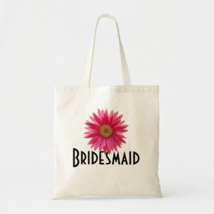 Bolso De Tela Gerbera rosa Daisy/ Boda