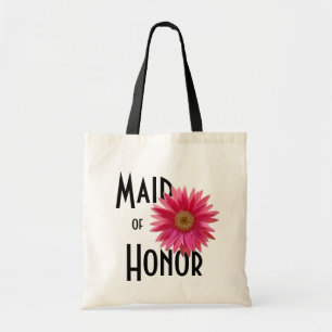 Bolso De Tela Gerbera rosa Daisy/ Boda