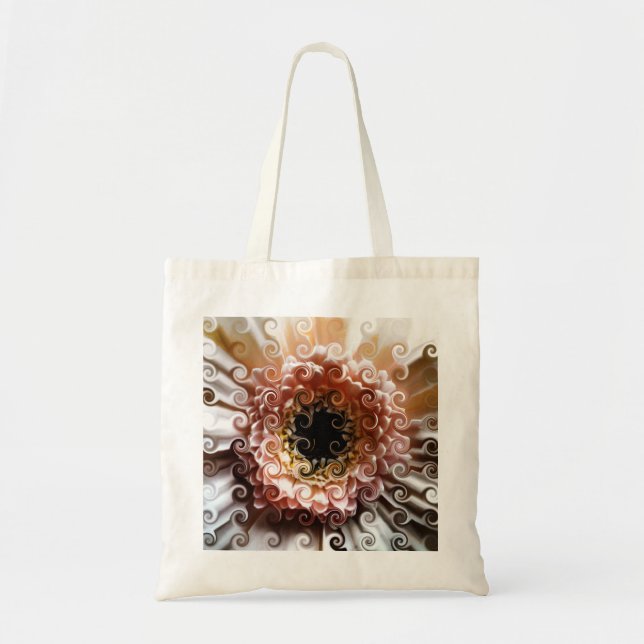 BOLSO DE TELA GERBERAS (Frente)