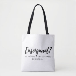 Bolso De Tela Gestionnaire du chaos