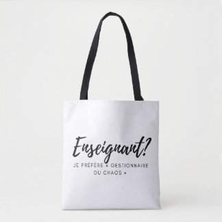 Bolso De Tela Gestionnaire du chaos