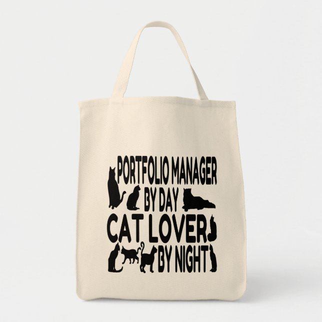 Bolso De Tela Gestor de cartera de Cat Lover (Frente)