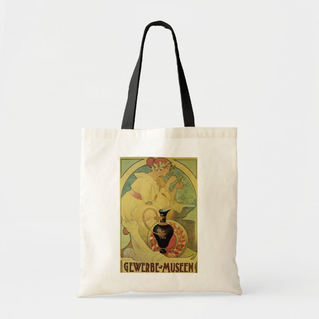 Bolso De Tela Gewerbe Museen (Frente)
