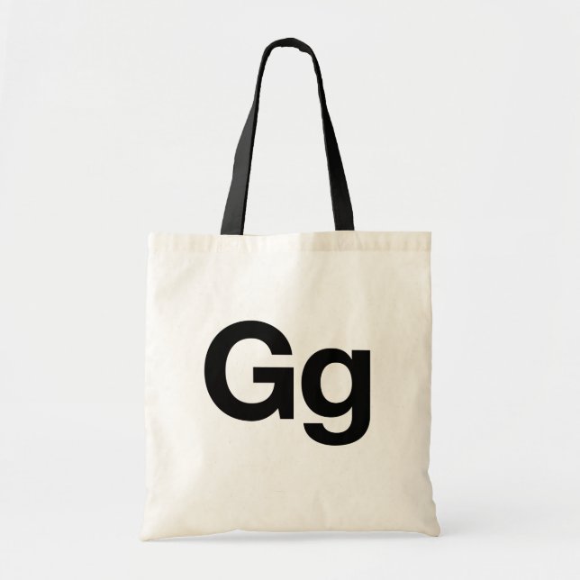 Bolso De Tela Gg Helvética (Frente)