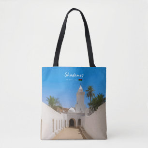 Bolso De Tela Ghadames, Libia - Mezquita Blanca
