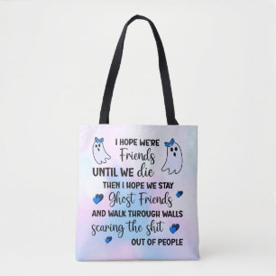 Bolso De Tela Ghost Friends Forever