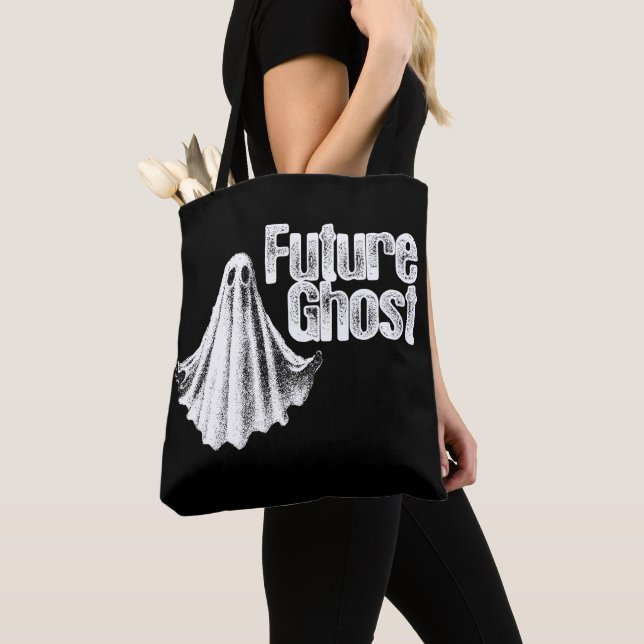 Bolso De Tela Ghost futuro (Detalle)
