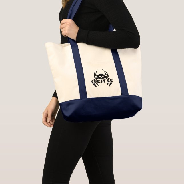 Bolso De Tela Ghost Go Spooky Season (Anverso (producto))