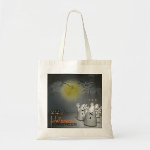 Bolso De Tela Ghostly Halloween