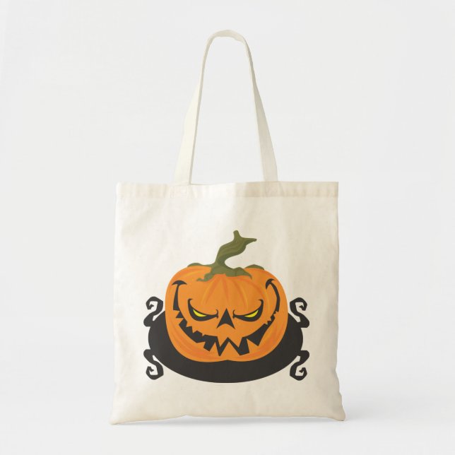 Bolso De Tela Ghoulish Jack-o-lantern (Frente)