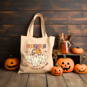 Bolso De Tela Ghouls solo quieren divertirse Groovy Halloween
