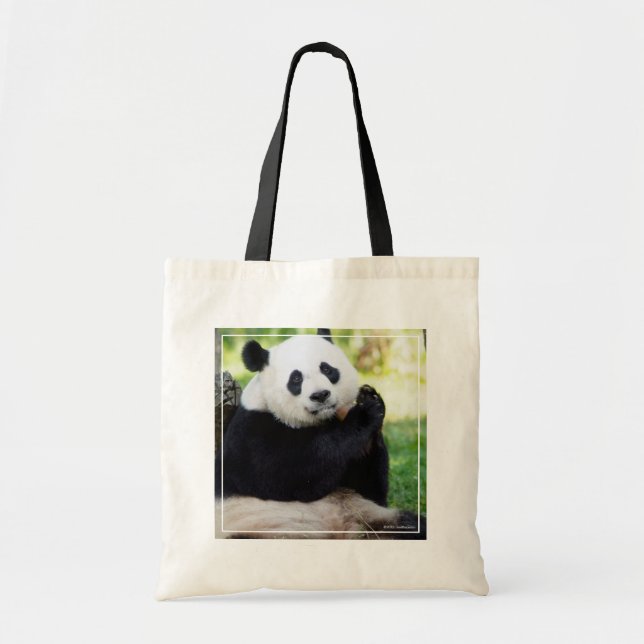 Bolso De Tela Giant Panda Sitting (Frente)
